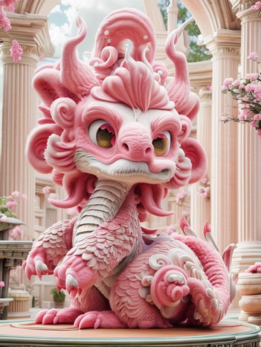 chinese dragon,barongsai,dragon li,pink cat,forest king lion,forbidden palace,chinese rose marshmallow,chinese water dragon,anthropomorphized animals,porcelaine,3d fantasy,griffon bruxellois,sphinx pinastri,pink panther,dragon,rose png,stone lion,the pink panther,cgi,cute cartoon character