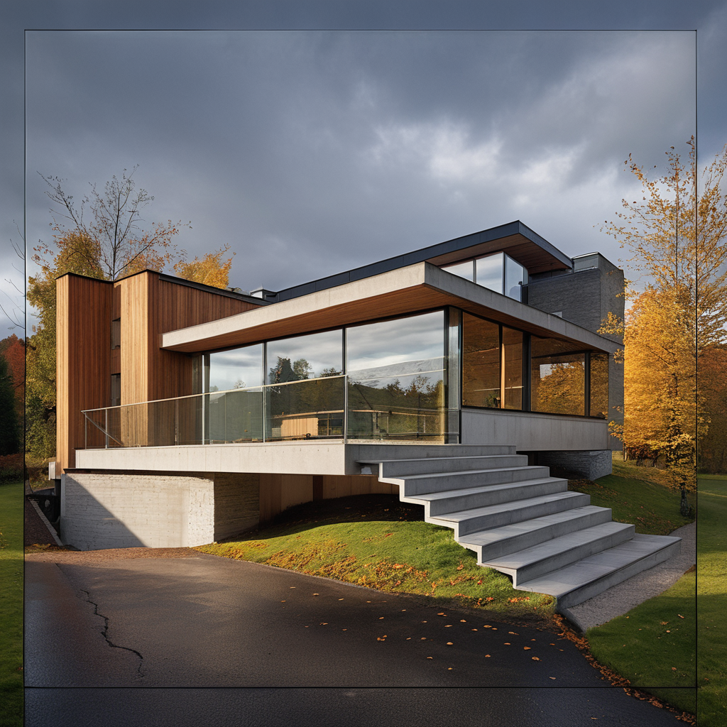 modern house,modern architecture,cubic house,mid century house,corten steel,frame house,3d rendering,cube house,dunes house,residential house,modern style,ruhl house,danish house,house shape,archidail