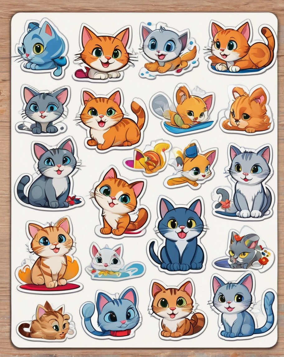 a cat disney style,animal stickers,clipart sticker,icon set,kawaii animal patches,aristocats,animal icons,catterns,stickers,round kawaii animals,kawaii animal patch,fox stacked animals,vintage cats,sc