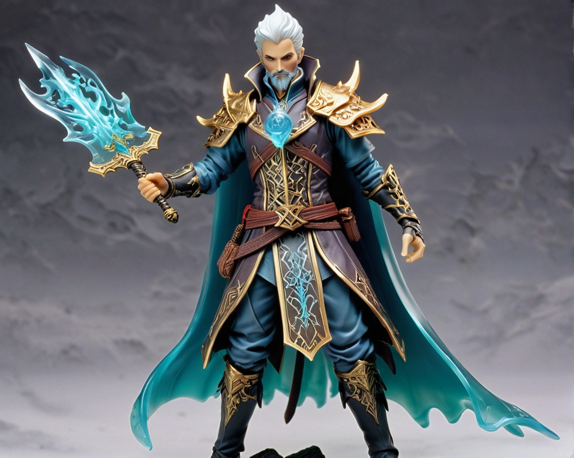 a man with sword, high quality,vergil,vax figure,elashyi,falstad,xufeng,ozden,niroshan,teferi,uriri,zargari,yuhuan,archmage,khwarezmid,uther,raziel,garo,raistlin,sovran,sorcerer,malekith