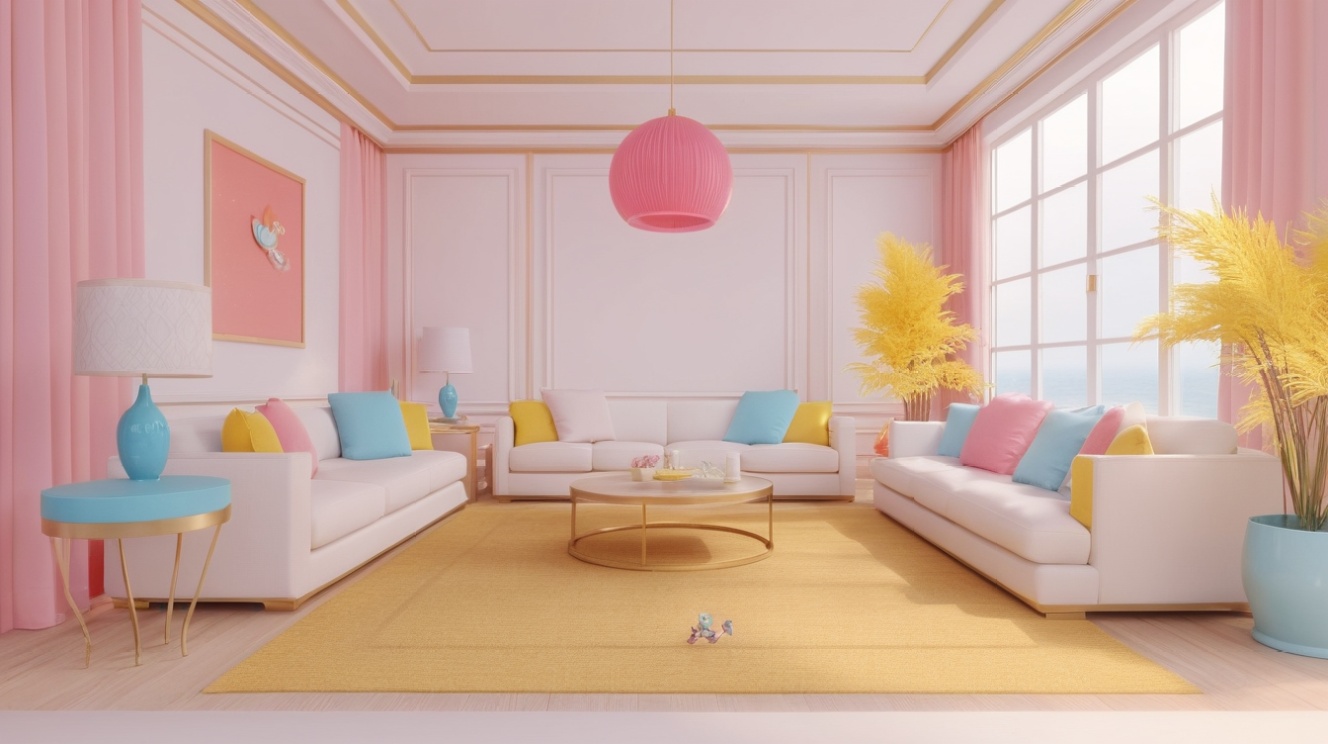 livingroom,living room,beauty room,sitting room,interior design,the little girl's room,3D,3D Character