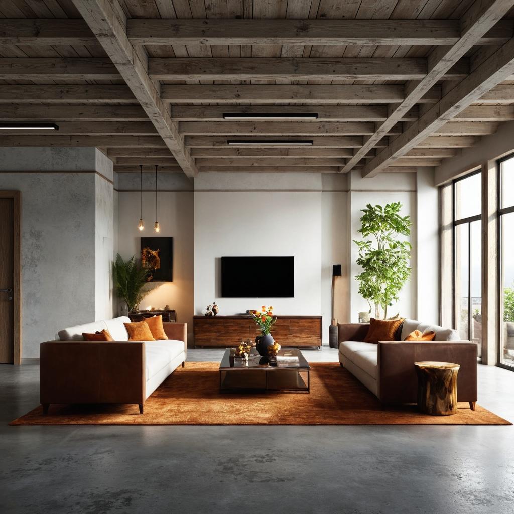 concrete ceiling,living room,contemporary decor,home interior,livingroom,modern living room,modern decor,apartment lounge,sofa set,modern minimalist lounge,cassina,associati,furnishings,vitra,interior